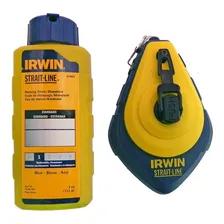 Giz De Linha Irwin Azul 30m Marcador De Linha Profisisonal Foto  mini 1