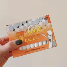 Giz Escolar Branco Com 50 Unidades 7 Belo Foto mini 4