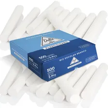 Giz Escolar Plastificado Branco Master Caixa Com 500un Foto mini  3