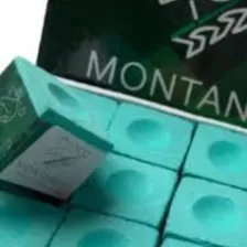 Giz Montante Para Taco De Sinuca 12 Unidades Profissional Cor Verde Foto mini  2