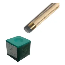 Giz Montante + Virola De Metal Com Sola De Couro Cor Verde Foto mini 2
