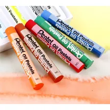 Giz Pastel Oleoso Óleo Oil Pentel 25 Cores Com Foto mini 4