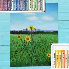 Giz Pastel Oleoso Pentel 50 Cores Foto mini 4