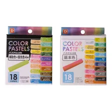 Giz Pastel Seco 36 Cores Basic E Fluorescente Pintar/colorir Foto mini 1