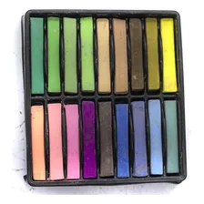 Giz Pastel Seco 36 Cores Basic E Fluorescente Pintar/colorir Foto mini 3