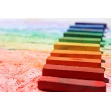 Giz Pastel Seco Daiso com 18 Cores Fluorescentes + Auxiliares Foto mini 3