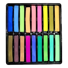 Giz Pastel Seco Daiso com 18 Cores Fluorescentes + Auxiliares Foto mini 4