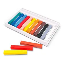 Giz Pastel Seco Profissional 12 Cores - Pentel Foto mini  2