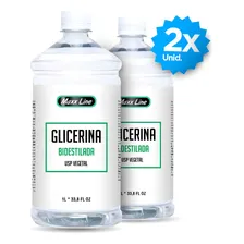 Glicerina Bidestilada Usp Vegetal Vegana 2000ml + Laudo E Foto mini 1