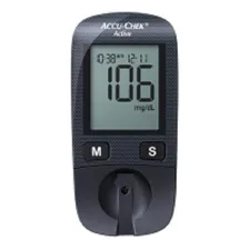 Glicosímetro Accu-Chek Active preto com 50 tiras Foto mini  3