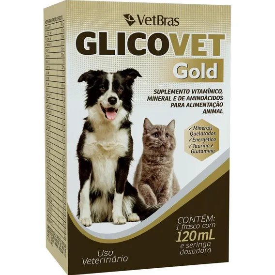 Glicovet Gold 120ml - Suplemento Vitamínico Foto 1