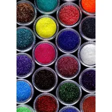 Glitter Colorido Em P贸 Sortidos 3g Kit C/ 12 Foto mini 1