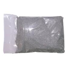 Glitter Em P贸 Prata Brilho 500 Gramas Prata E Dourada Foto mini 4