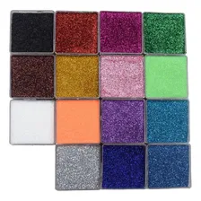 Glitter Em P贸 Preto Purpurina Brilho P/ Artesanato Escolar Foto mini 1