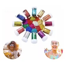 Glitter para artesanatos Glitter Glitter purpurina de 3g em kit de 36u - sortidos Foto mini  2