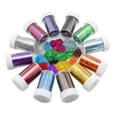 Glitter para artesanatos Glitter Glitter purpurina de 3g em kit de 36u - sortidos Foto  mini 1