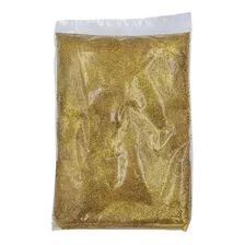 Glitter Purpurina Pó Brilho Decoração Prata 500g Cor Dourado Foto mini 2