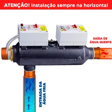 Globalmar aquecedor de piscinas elétrico trocador coletor 8.000w inox 110v 220v Foto mini 3