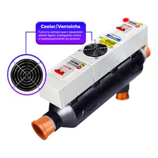 Globalmar aquecedor piscina para até 60 mil litros elétrico manual 110V/220V Foto mini 4