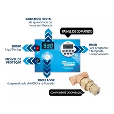 Globalmar Ionizador Piscina Comando Com Timer Digital 40m 220V Foto mini 3
