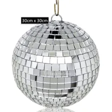 Globo Bola Espelhado Refletor Rotativo 30cm Discoteca Show Foto mini 4