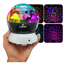 Globo Colorido Led Meia Bola Maluca Magic Iluminação Festa Usb 5v / Preto Foto mini 1