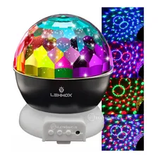 Globo Colorido Led Meia Bola Maluca Magic Iluminação Festa Usb 5v / Preto Foto mini 2