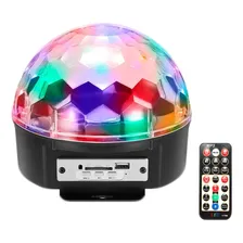 Globo De Espelho Balada Festa Led Giratória Com Bluetooth Foto  mini 1