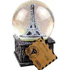Globo De Neve Musical Paris Vintage Foto mini 1