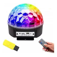 Globo Led Festa Bluetooth Sd Card Usb Mp3 Controle Foto mini 1