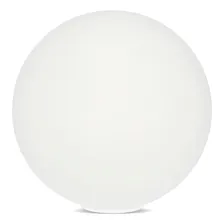 Globo Lustre Bolinha Grande Em Vidro Leitoso Orby 23x23 Cm Estrutura Branco Foto  mini 1
