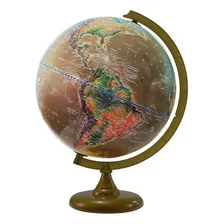 Globo Terrestre Físico E Histórico 30 Cm- Com Um Mapa Mundi Foto mini 1