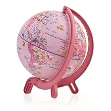 Globo Terrestre Mundo National Geographic Pink 16cm Foto mini 1