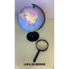 Globo Terrestre Político Giratorio Escolar Decorativo + Lupa Foto mini 3