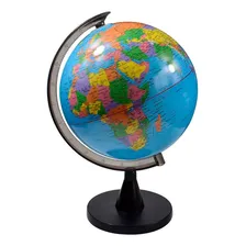 Globo Terrestre Político Mapa Mundi - Total 30cm Giratorio Foto mini 2