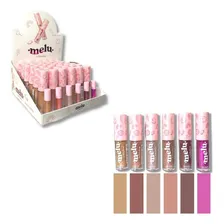 Gloss Labial Pigmentado Brilhante Melu Ruby Rose Box 36 Und Cor Multicolorido Foto  mini 1
