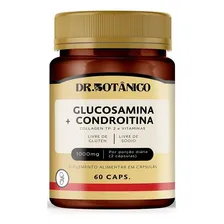 Glucosamina + Condroitina + Ucii 1000mg 60 Cáps. Dr Botanico Sabor Sem Sabor Foto mini 1