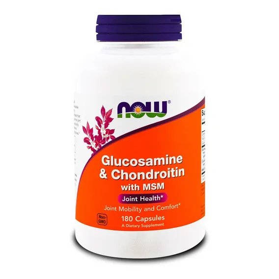 Glucosamine E Chondroitin C/ Msm 180 Caps Now Foods Foto 1