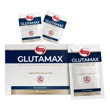 Glutamax 100% L-glutamina Vitafor 30 Sachês Ganhe Foto mini 1
