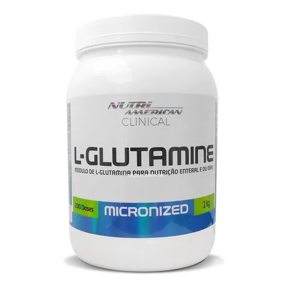 Glutamina 1 Kg Nutriamerican L-glutamina Pura Glutamine Foto 1