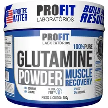 Glutamina Aminoácido 150g - 100% Pura - Profit Labs Sabor Sem Sabor Foto mini 1