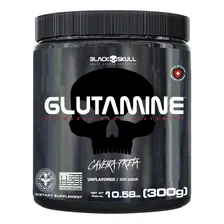 Glutamine Caveira Preta - Glutamina - 300g Caveira Preta Sabor Sem Sabor Foto mini 1