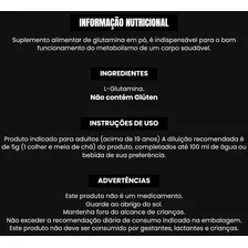 Glutamine Micronized Platinum Series 300g Adaptogen Foto mini 4