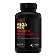 Gnc Mega Men Energy Metabolism Multivitamínico 180 Capsulas Foto mini  2