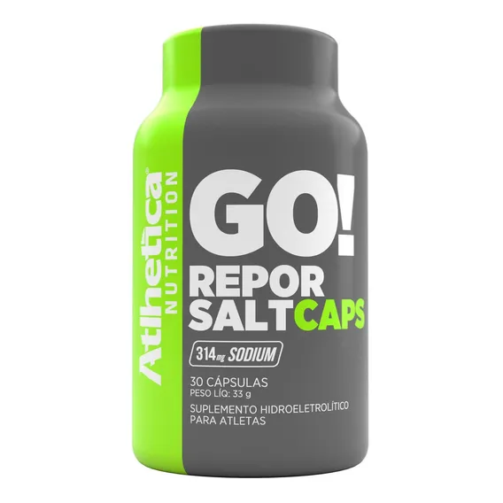 GO! Repor Salt Caps 30 Cápsulas - Atlhetica Nutrition Foto 1