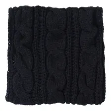 Gola Cachecol Feminino Masculino Adulto Inverno Pescoço Frio Cor Preto Tamanho U Foto mini 2