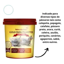 Gold Papa Filhotes 400g Seringa - Reino Das Aves Foto mini 4