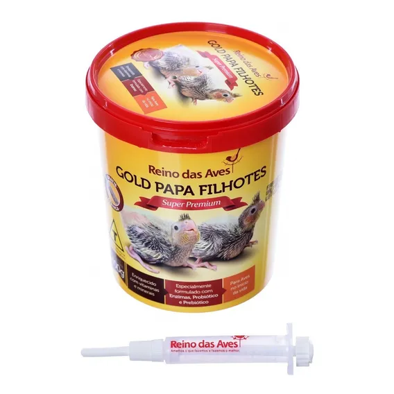 Gold Papa Filhotes 400g Seringa - Reino Das Aves Foto 1