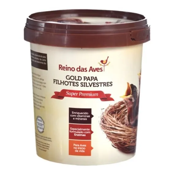 Gold Papa Filhotes Silvestres - 200g - Reino Das Aves Foto 1