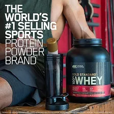 Gold Standard 100% Whey Optimum Nutrition Sabor Delicious Strawberry Foto mini 3
